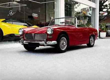 1964 MG Midget in Tartan Red