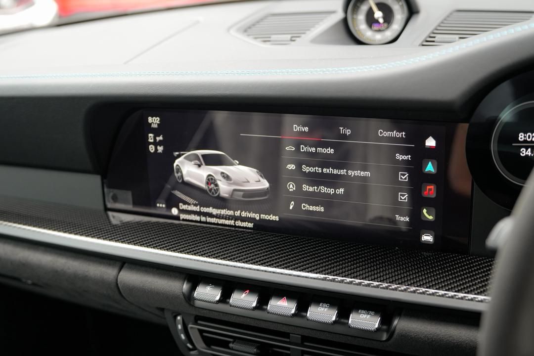 Porsche 911 GT3 #2350 – Drive mode screen